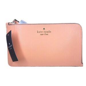 Kate Spade Coral Zip Clutch